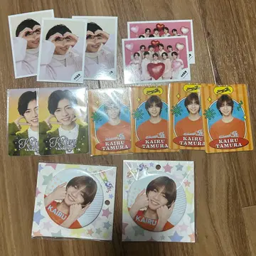 소년 닌자 타무라 카이류 프로필 카드 캔뱃지 미니 포토