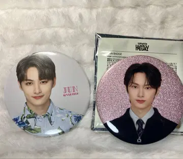 SEVENTEEN 준 캔뱃지 holiday cafe