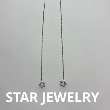 STAR JEWELRY 별 모양 롱 귀걸이