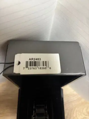 엠포리오 아르마니 AR2453 크로노그래프 블랙 시계