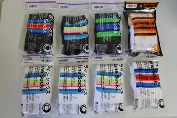 [ 미사용 새상품 세트 판매 ] 훼미리마트 삭스 8족 세트 25-28