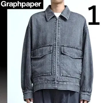 미사용 Graphpaper Selvage Denim Zip Jacket