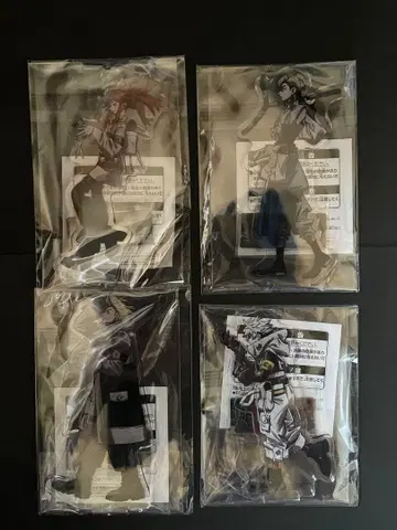 가치액터 아크릴 스탠드 아크릴 플레이트 전 4종 컴프 세트