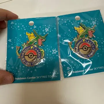 포켓몬 센터 스카이트리 타운 핀 배지 2개 세트