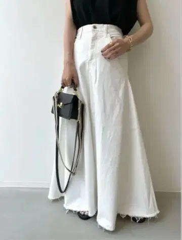 라빠르망 GOODGRIEF DENIM VOLUME FLARESKIRT