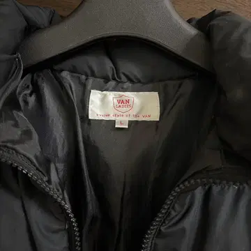 VAN LADIES 블랙 다운 자켓 L