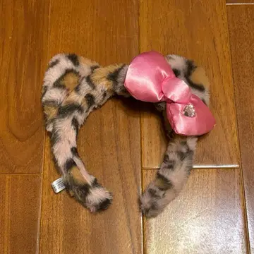 usj 레오파드 무늬 키티 머리띠