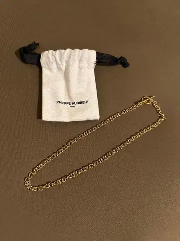 새상품급 Philippe Audibert 체인 목걸이