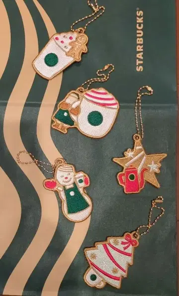 새상품 스타벅스 크리스마스 참 5세트