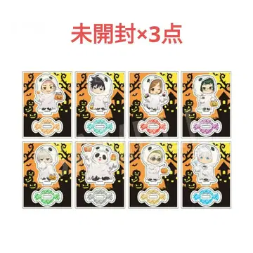 주술회전 트레이딩 아크릴 스탠드 할로윈ver. 미개봉 3점