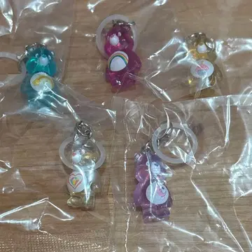 케어베어 클리어 마스코트 참 메지루시 액세서리 컴플리트 낱개 판매