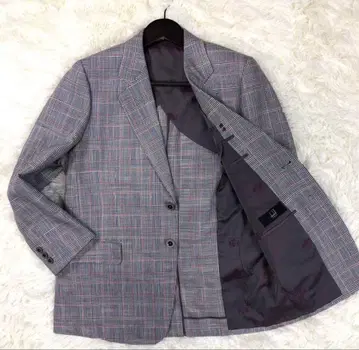 컨디션 최상 던힐 커스텀 테일러 테일러드 자켓 글렌체크