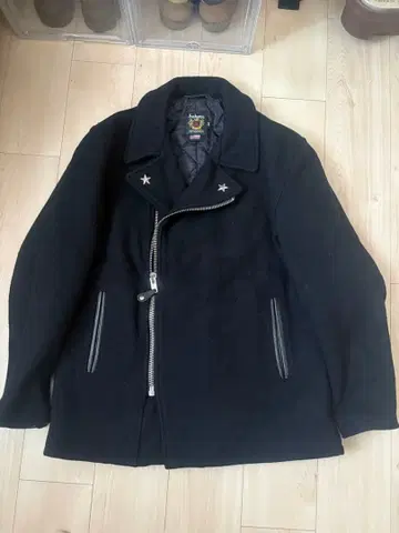 Schott 원스타 769 멜톤 집업 피코트