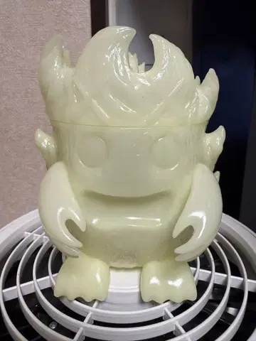 소프트 비닐 화염수 캐릭터형 피규어 연한 녹색