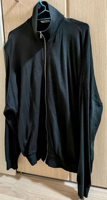 AURALEE 오라리 슈퍼 하이 게이지 맨투맨 지퍼 블루종