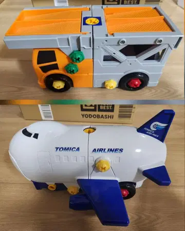 토미카 DIY 조립 액션! 커리어카 & 카고 제트 세트