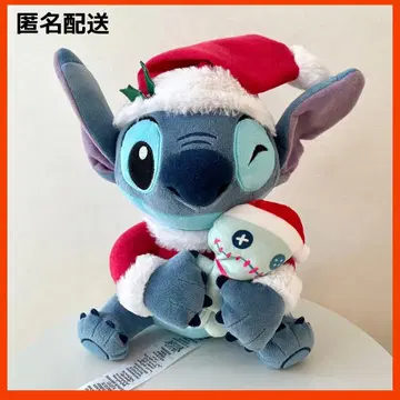 스티치 산타 크리스마스 디즈니 스토어 한정판 봉제 인형 겨울