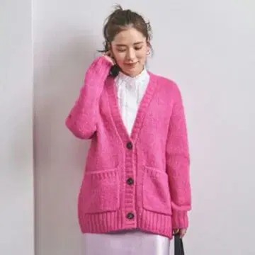 핑크 가디건 프리 사이즈
