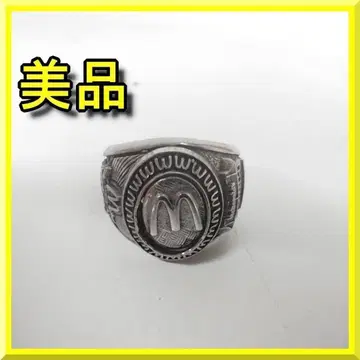 맥도날드 실버 헤비 반지 1970년 빈티지 McDO fBI5