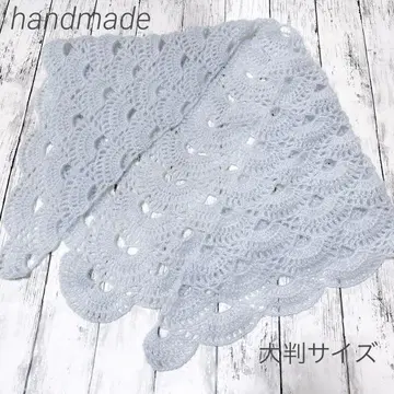 삼각형 숄 스톨 대형 사이즈 (아이스 블루)