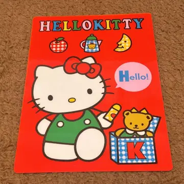 [ 새상품 ] 산리오 레트로 헬로키티 키티 책받침