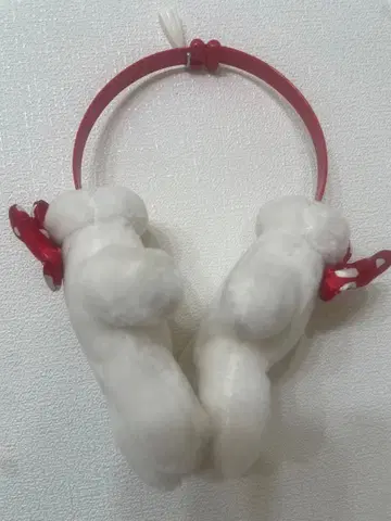 디즈니 미키 귀도리 귀마개 미니 핸드