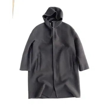 ZARA MAN 자라 맨 울 코트 후드 코트 지퍼 오버 사이즈