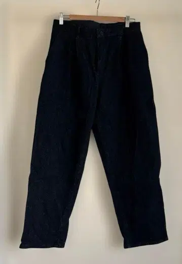 [ 나노 유니버스 ] 다크 블루 데님 와이드 팬츠