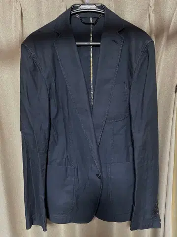 MESSAGIERE 네이비 테일러드 자켓