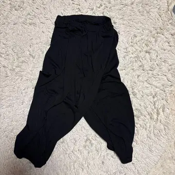 ATSUKO 블랙 사루엘 팬츠 M