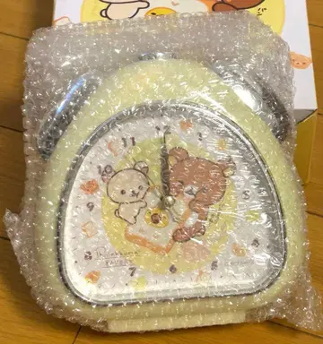 리락쿠마 베이커리 오무스비 클락 알람 시계 미사용품