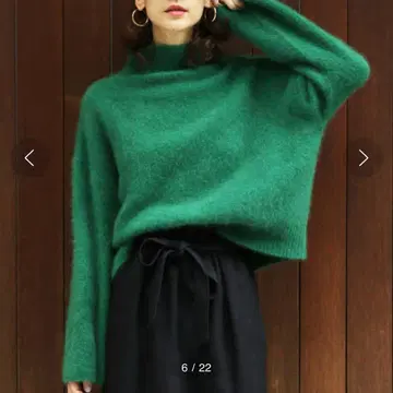 BEAUTY&YOUTH UNITED ARROWS 헤어리 천축 하이넥