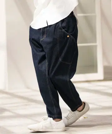 새상품 CAMBIO 칸비오 데님 변형 부시 벌룬 팬츠 마사토