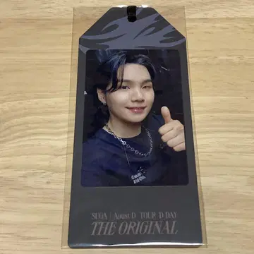SUGA D-DAY THE ORIGINAL 비주얼 기프트 택 JPFC