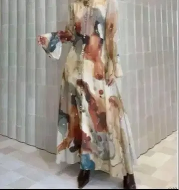 Ameri UNDRESSED AMELIA INK ART DRESS