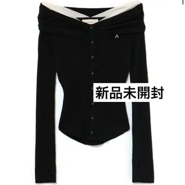 Shannon tulle knit tops andmary black