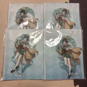 미개봉 새상품 원신 벤티 아크릴 스탠드 4개