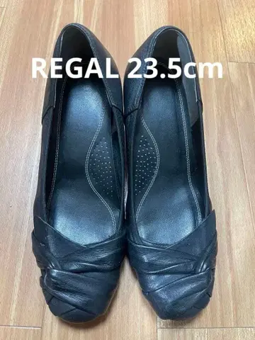 REGAL 블랙 가죽 펌프스 블랙