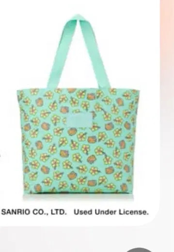 알로하 컬렉션 키티 일광화상 공항 한정판 DFS 토트백