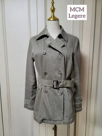 MCM Legere 카키색 자켓 코트 트렌치코트