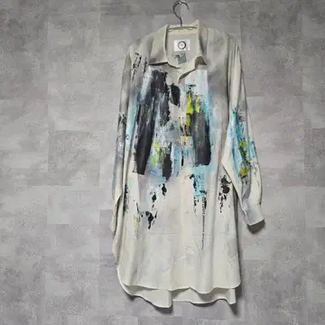 0658 1점물 긴팔 롱 셔츠