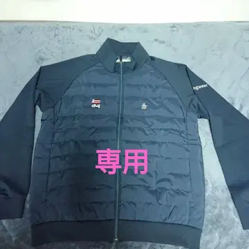 먼싱웨어 하이브리드 블루종 축열 보온 히트 네비 자켓