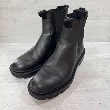 ZARA 자라 사이드 고어 부츠 블랙 37 24.0cm