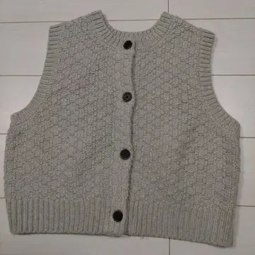 사만사 모스모스 브리티시 울 앞뒤 착용 베스트