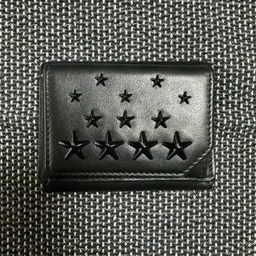 지미추 JIMMY CHOO 3단 폴더형 지갑 스타 스터드