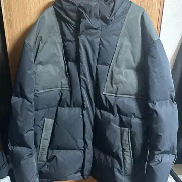 블랙 다운 자켓