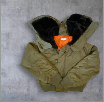 N-2B 쇼트 기장 블루종 Y2K M 헤이세이 플라이트 자켓