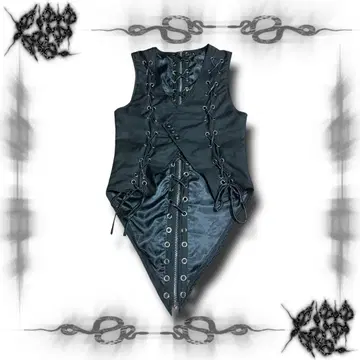 Devil'n Bass Lace-up Zip Gimmick Vest
