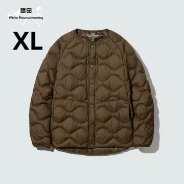 UNIQLO 울트라 라이트 다운 오버 사이즈 자켓 다크 브라운 XL