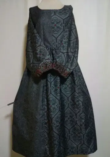 기모노 리메이크 / 돌먼 소매 원피스 사이즈 M~L